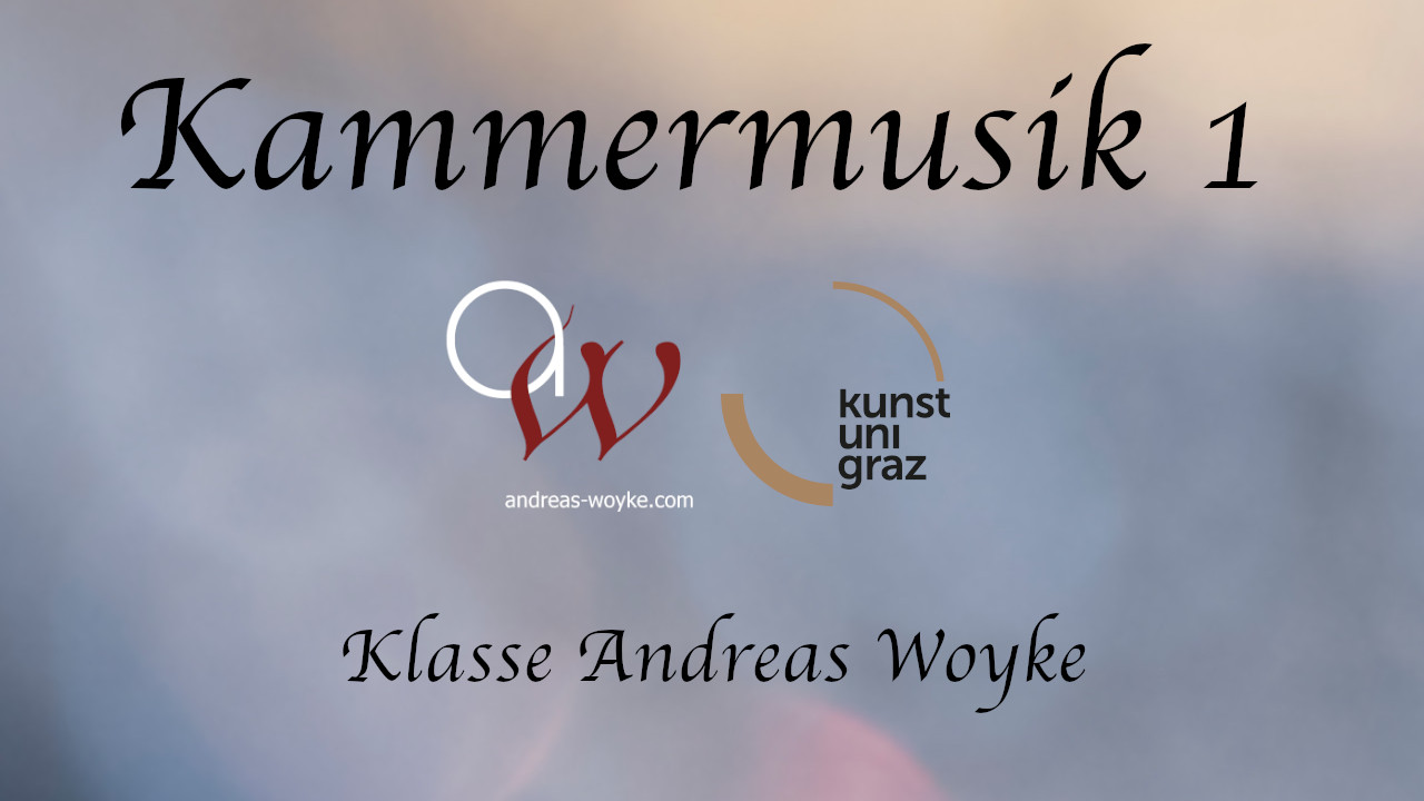 Kammermusik 1 Klasse Andreas Woyke